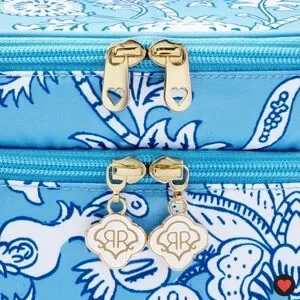 Rabbit Ruller Vanity Roller Rabbit | Accessories | Floral Vines Soft Sided Vanity Case Blue ...
